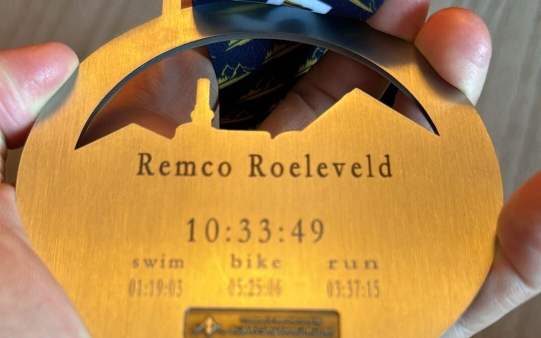 Remco Roeleveld finisht de Ironman in 10.33.49